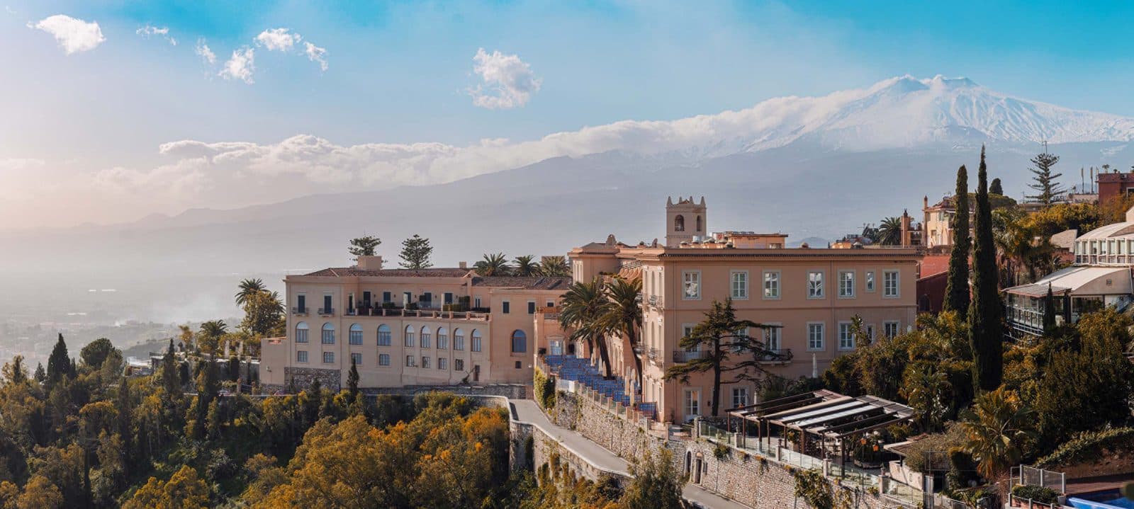 San Domenico Palace and the Taormina coast